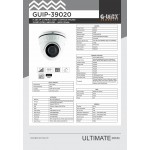 GUIP-39020 INDOOR IP CAMERA SONY STARVIS IMX290 2.0MP (POE) WDR 120db
